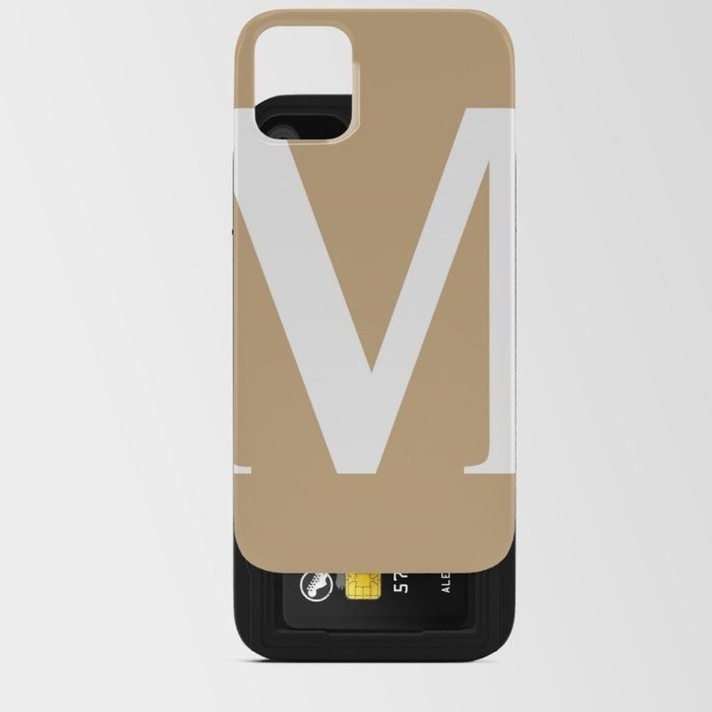 M MONOGRAM (WHITE & TAN)
iPhone Card Case / iPhone 11